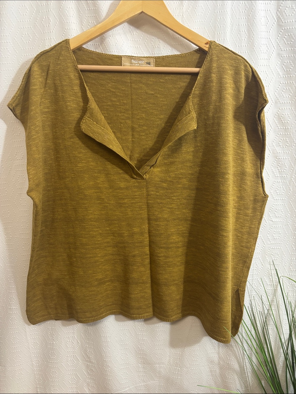 NWOT Free People Marina Del Sol Sweater Top Tee - Picture 2 of 8